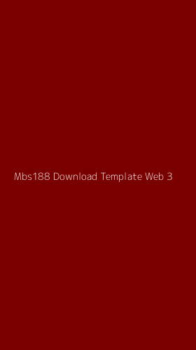 Tampilan Antarmuka Aplikasi Mbs188 Download Template Web - 3