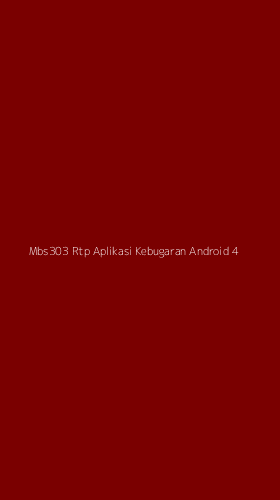 Tampilan Antarmuka Aplikasi Mbs303 Rtp Aplikasi Kebugaran Android - 4