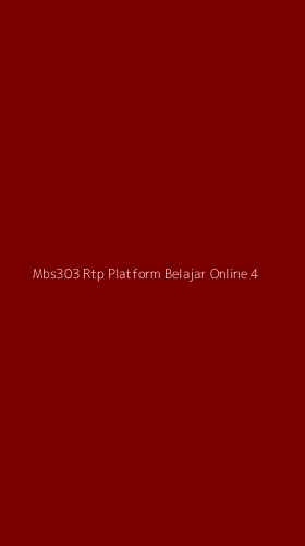 Tampilan Antarmuka Aplikasi Mbs303 Rtp Platform Belajar Online - 4