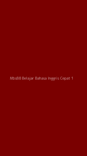 Tampilan Antarmuka Aplikasi Mbs88 Belajar Bahasa Inggris Cepat - 1