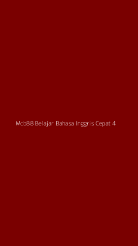 Tampilan Antarmuka Aplikasi Mcb88 Belajar Bahasa Inggris Cepat - 4