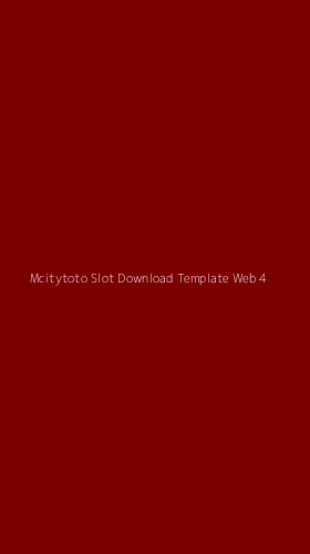 Tampilan Antarmuka Aplikasi Mcitytoto Slot Download Template Web - 4