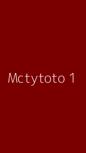 Tampilan Antarmuka Aplikasi Mctytoto - 1