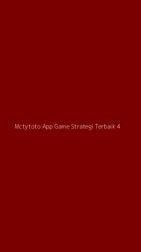 Tampilan Antarmuka Aplikasi Mctytoto App Game Strategi Terbaik - 4