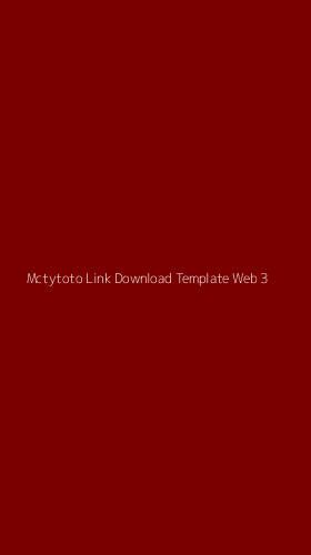 Tampilan Antarmuka Aplikasi Mctytoto Link Download Template Web - 3