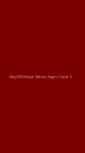 Tampilan Antarmuka Aplikasi Mdg288 Belajar Bahasa Inggris Cepat - 3