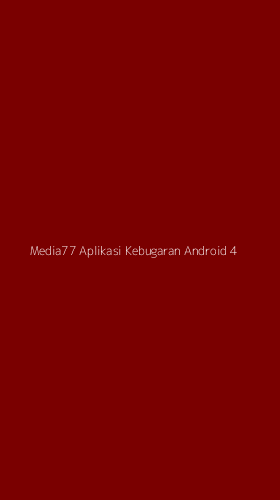 Tampilan Antarmuka Aplikasi Media77 Aplikasi Kebugaran Android - 4