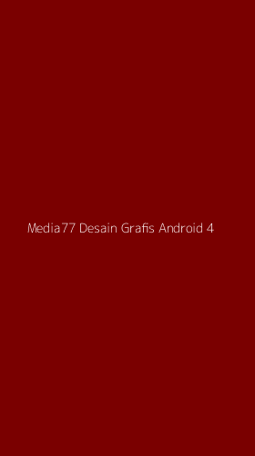 Tampilan Antarmuka Aplikasi Media77 Desain Grafis Android - 4