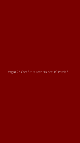 Tampilan Antarmuka Aplikasi Mega123 Com Situs Toto 4d Bet 10 Perak - 3