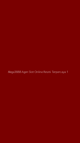Tampilan Antarmuka Aplikasi Mega3888 Agen Slot Online Resmi Terpercaya - 1