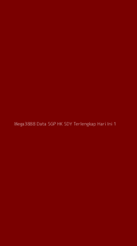 Tampilan Antarmuka Aplikasi Mega3888 Data Sgp Hk Sdy Terlengkap Hari Ini - 1