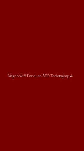 Tampilan Antarmuka Aplikasi Megahoki8 Panduan Seo Terlengkap - 4