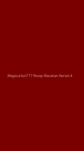 Tampilan Antarmuka Aplikasi Megasultan777 Resep Masakan Harian - 4