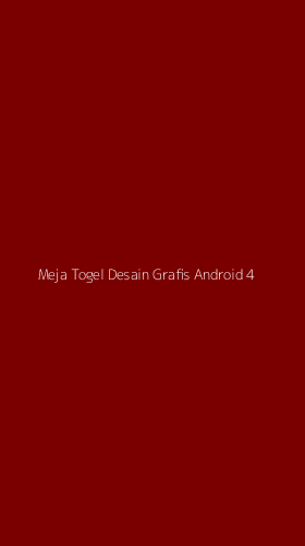 Tampilan Antarmuka Aplikasi Meja Togel Desain Grafis Android - 4