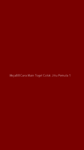 Tampilan Antarmuka Aplikasi Meja88 Cara Main Togel Colok Jitu Pemula - 1