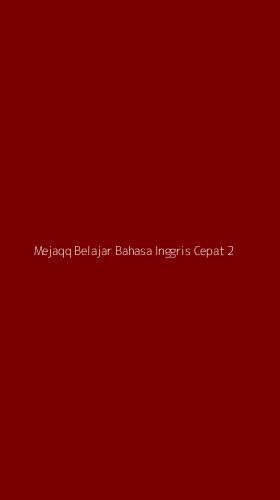 Tampilan Antarmuka Aplikasi Mejaqq Belajar Bahasa Inggris Cepat - 2