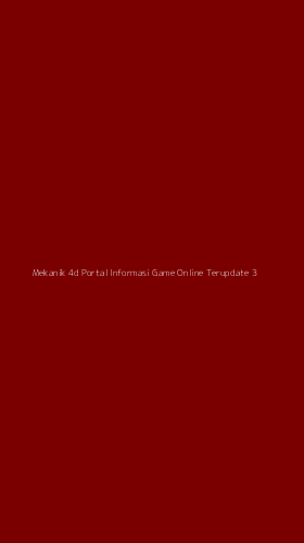 Tampilan Antarmuka Aplikasi Mekanik 4d Portal Informasi Game Online Terupdate - 3