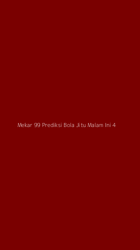 Tampilan Antarmuka Aplikasi Mekar 99 Prediksi Bola Jitu Malam Ini - 4