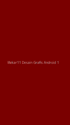 Tampilan Antarmuka Aplikasi Mekar11 Desain Grafis Android - 1