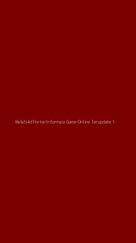 Tampilan Antarmuka Aplikasi Melati4d Portal Informasi Game Online Terupdate - 1