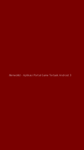 Tampilan Antarmuka Aplikasi Memed4d - Aplikasi Portal Game Terbaik Android - 3