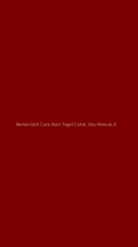 Tampilan Antarmuka Aplikasi Memorislot Cara Main Togel Colok Jitu Pemula - 4