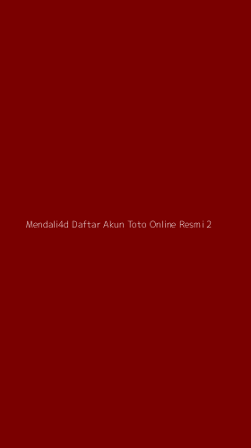 Tampilan Antarmuka Aplikasi Mendali4d Daftar Akun Toto Online Resmi - 2