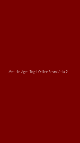 Tampilan Antarmuka Aplikasi Menu4d Agen Togel Online Resmi Asia - 2