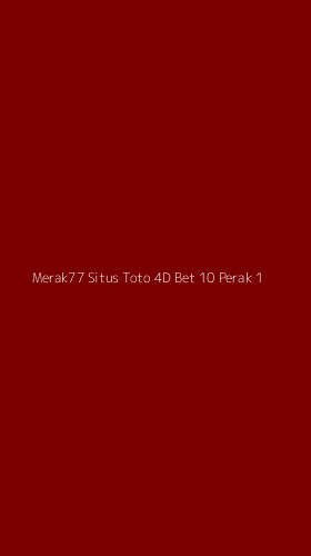 Tampilan Antarmuka Aplikasi Merak77 Situs Toto 4d Bet 10 Perak - 1
