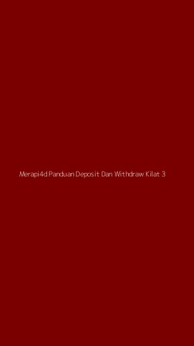Tampilan Antarmuka Aplikasi Merapi4d Panduan Deposit Dan Withdraw Kilat - 3