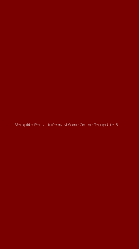 Tampilan Antarmuka Aplikasi Merapi4d Portal Informasi Game Online Terupdate - 3