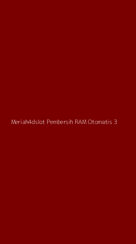 Tampilan Antarmuka Aplikasi Meriah4dslot Pembersih Ram Otomatis - 3