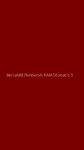 Tampilan Antarmuka Aplikasi Meriah88 Pembersih Ram Otomatis - 3