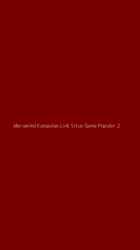 Tampilan Antarmuka Aplikasi Meriam4d Kumpulan Link Situs Game Populer - 2