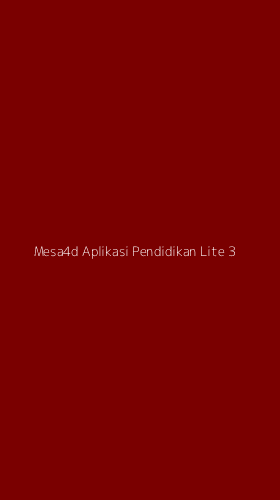 Tampilan Antarmuka Aplikasi Mesa4d Aplikasi Pendidikan Lite - 3