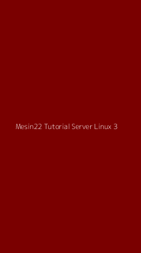 Tampilan Antarmuka Aplikasi Mesin22 Tutorial Server Linux - 3