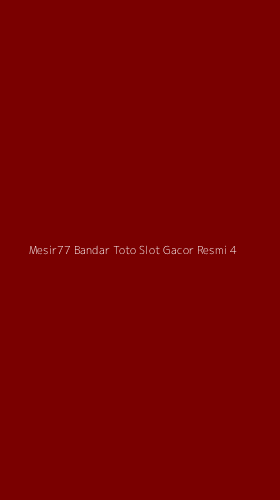 Tampilan Antarmuka Aplikasi Mesir77 Bandar Toto Slot Gacor Resmi - 4