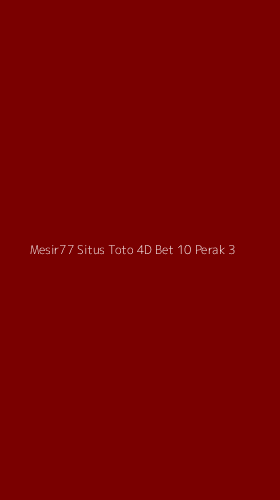 Tampilan Antarmuka Aplikasi Mesir77 Situs Toto 4d Bet 10 Perak - 3
