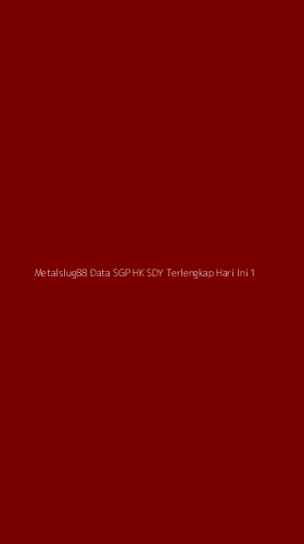 Tampilan Antarmuka Aplikasi Metalslug88 Data Sgp Hk Sdy Terlengkap Hari Ini - 1