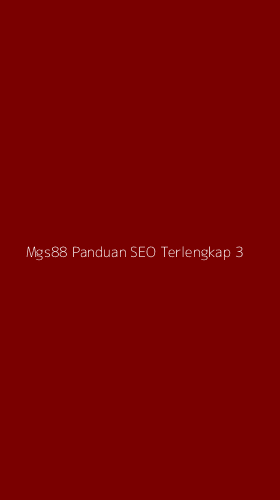 Tampilan Antarmuka Aplikasi Mgs88 Panduan Seo Terlengkap - 3
