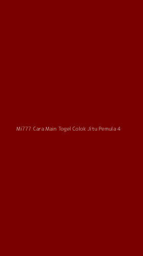 Tampilan Antarmuka Aplikasi Mi777 Cara Main Togel Colok Jitu Pemula - 4