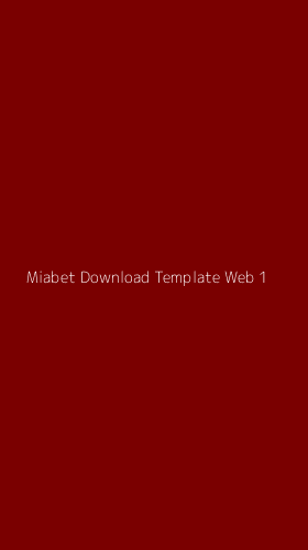 Tampilan Antarmuka Aplikasi Miabet Download Template Web - 1