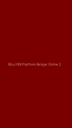 Tampilan Antarmuka Aplikasi Micu189 Platform Belajar Online - 2