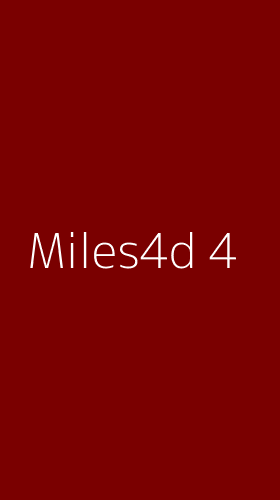 Tampilan Antarmuka Aplikasi Miles4d - 4