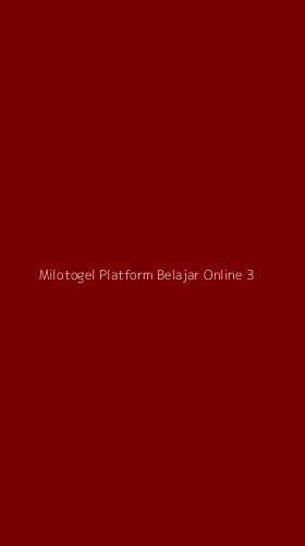 Tampilan Antarmuka Aplikasi Milotogel Platform Belajar Online - 3