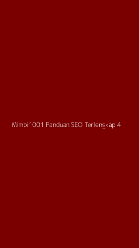 Tampilan Antarmuka Aplikasi Mimpi1001 Panduan Seo Terlengkap - 4