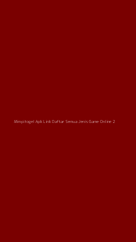 Tampilan Antarmuka Aplikasi Mimpitogel Apk Link Daftar Semua Jenis Game Online - 2