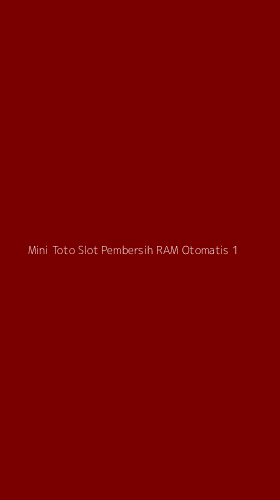 Tampilan Antarmuka Aplikasi Mini Toto Slot Pembersih Ram Otomatis - 1