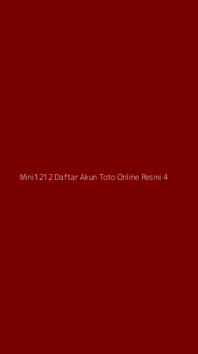 Tampilan Antarmuka Aplikasi Mini1212 Daftar Akun Toto Online Resmi - 4