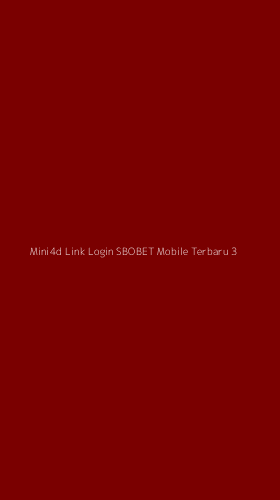 Tampilan Antarmuka Aplikasi Mini4d Link Login Sbobet Mobile Terbaru - 3